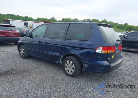 2004 Honda Odyssey Ex-L из США, поврежденный, VIN 5FNRL18904B001048